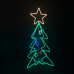 Χριστουγεννιάτικο Διακοσμητικό Φωτιζόμενο Δέντρο 1000LED 75X75X130cm | Aca Lighting | X081000359